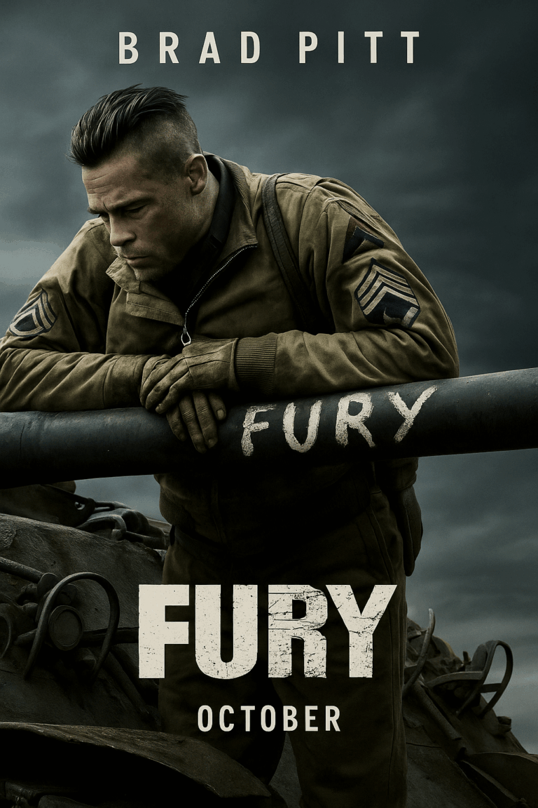 독일군 진격을 막기 위해 퓨리 탱크 한대로 방어를 해야하는 브래드피트