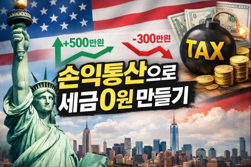 미국 주식 팔고 1초만에 다시 사서 세금 아끼는 법